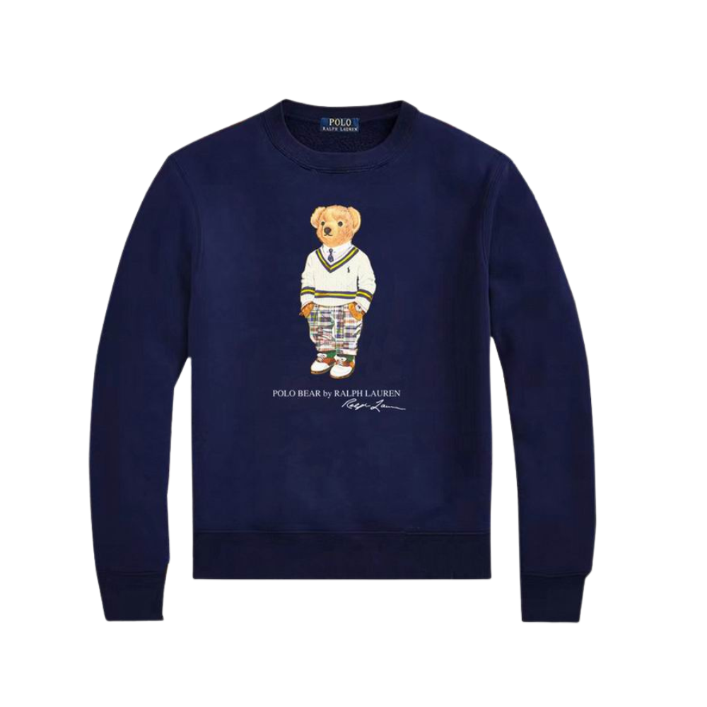 Moletom Ralph Lauren Bear azul marinho