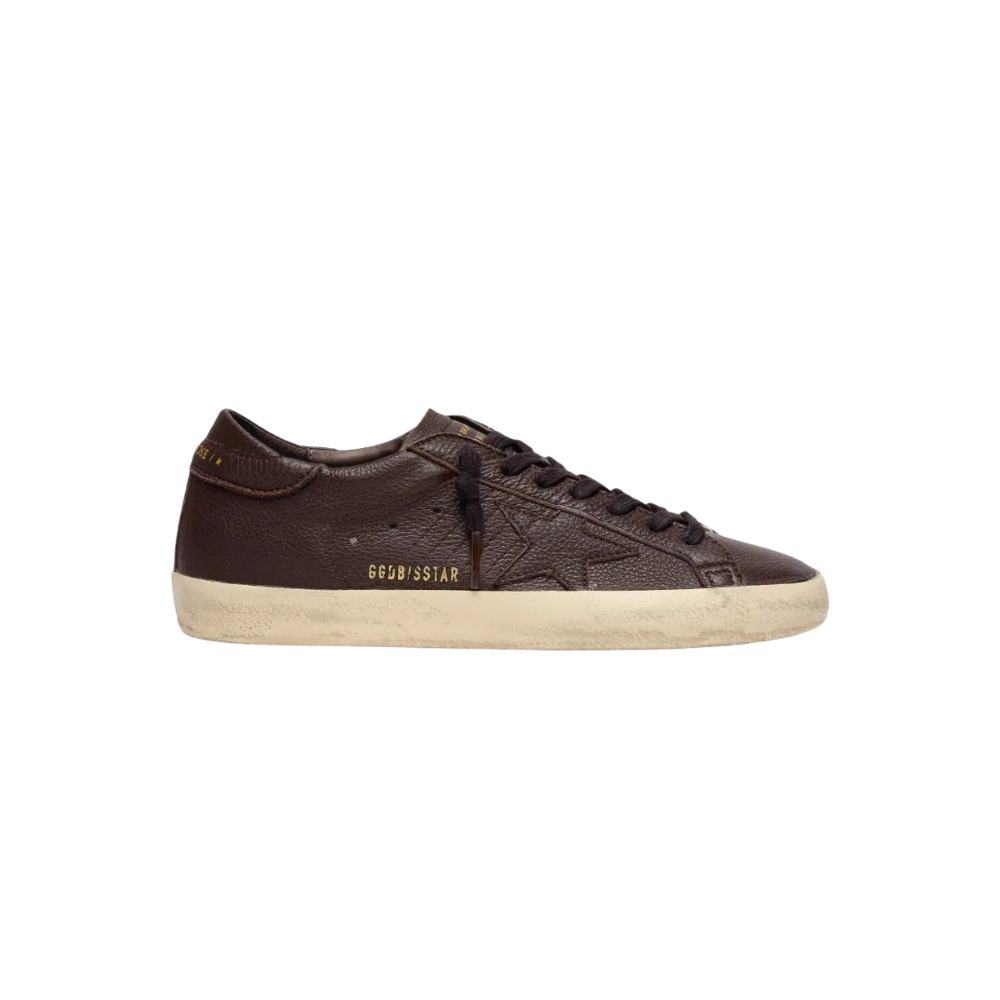 Golden Goose Super-Star em couro marrom Limited Edition