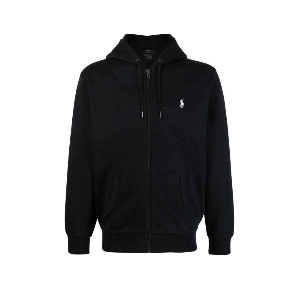 Moletom Capuz com zíper Ralph Lauren Preto