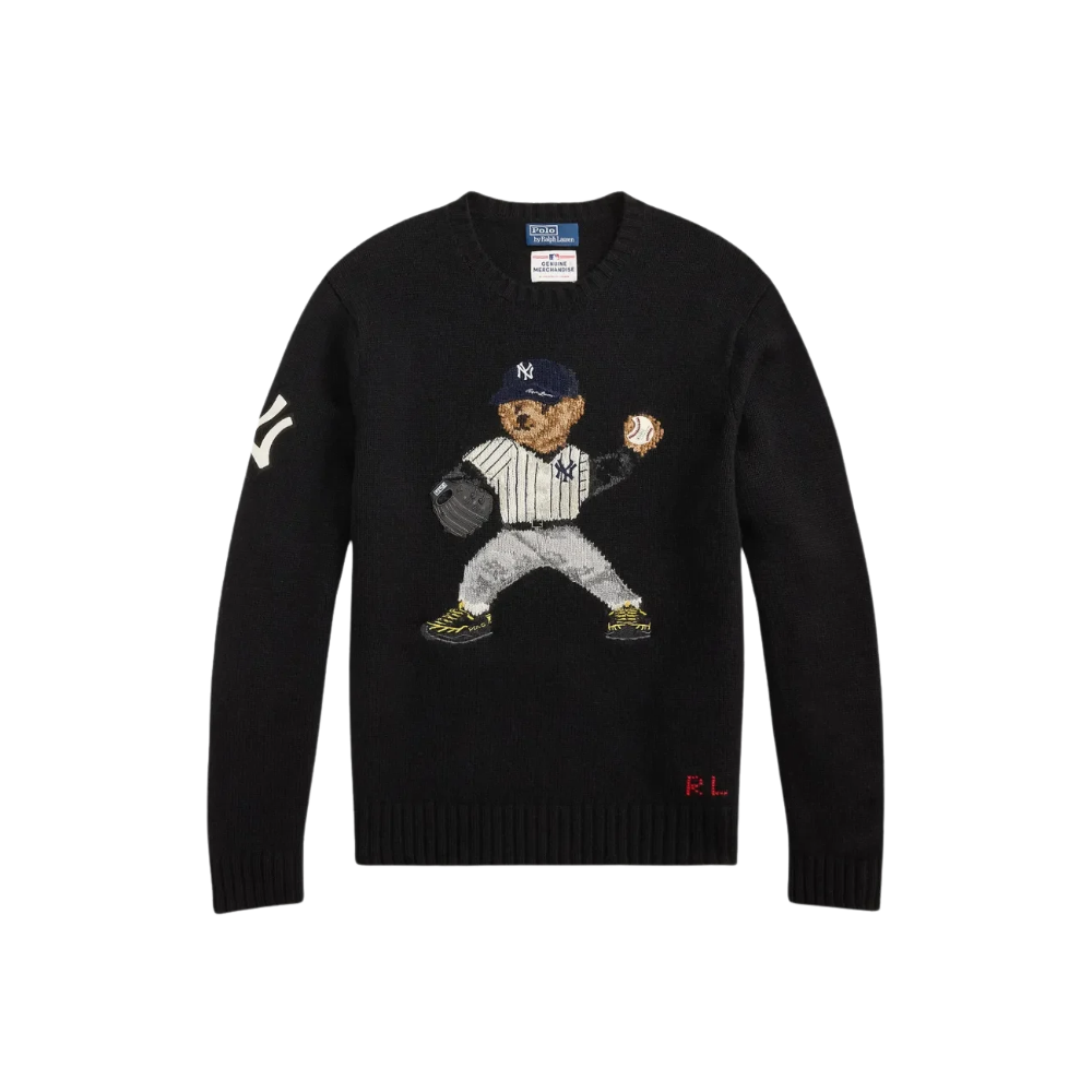 Suéter Polo Bear Ralph Lauren x New York Yankees de lã
