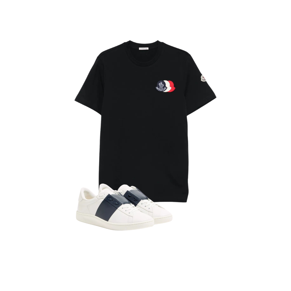 KIT Camisa Moncler + Tênis Valentino Garavani