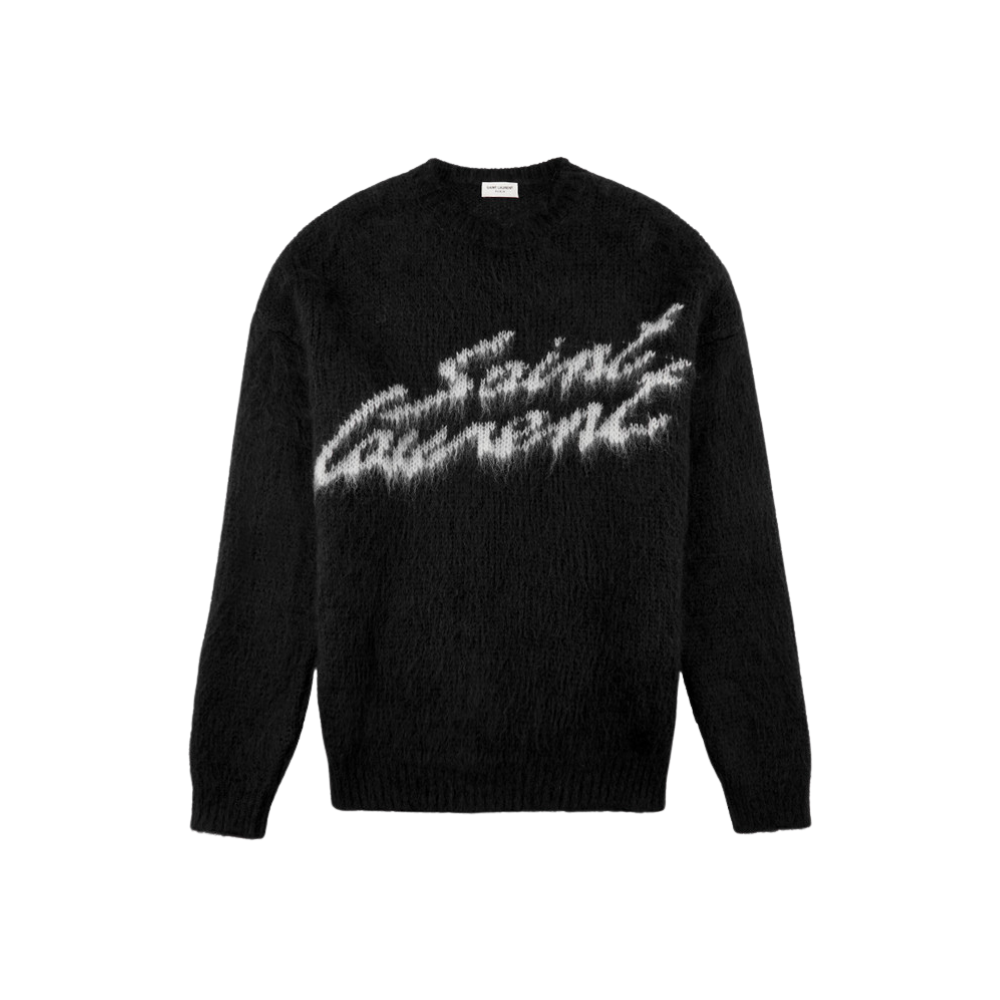Suéter Yves Saint Laurent Mohair Blend Jumper
