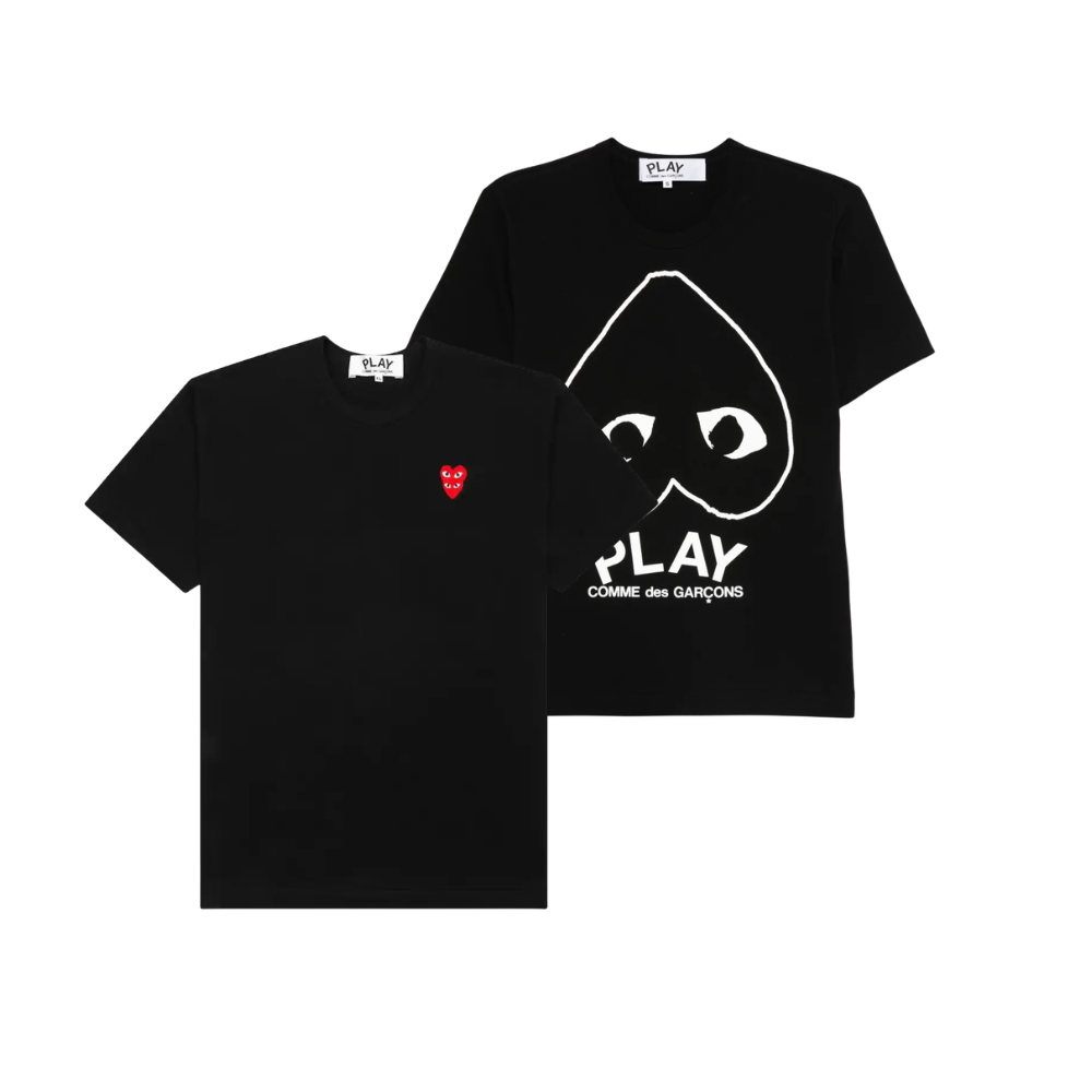 KIT Camisa CDG Play White Outline + Camisa CDG Play Family Heart