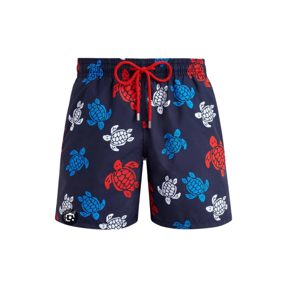 Short Vilebrequín Moorea Azul Escuro