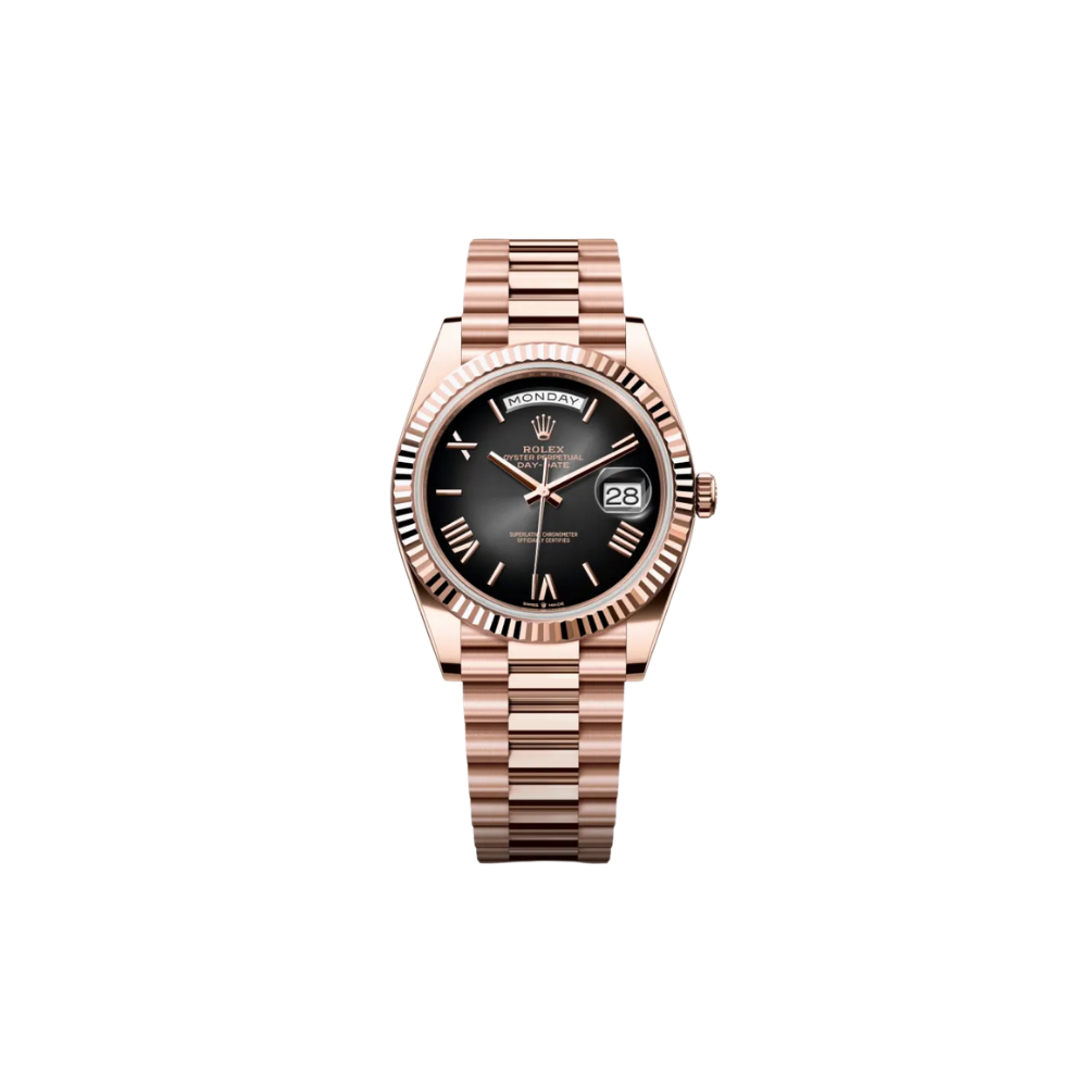 Relógio Rolex Day-Date em Ouro Everose