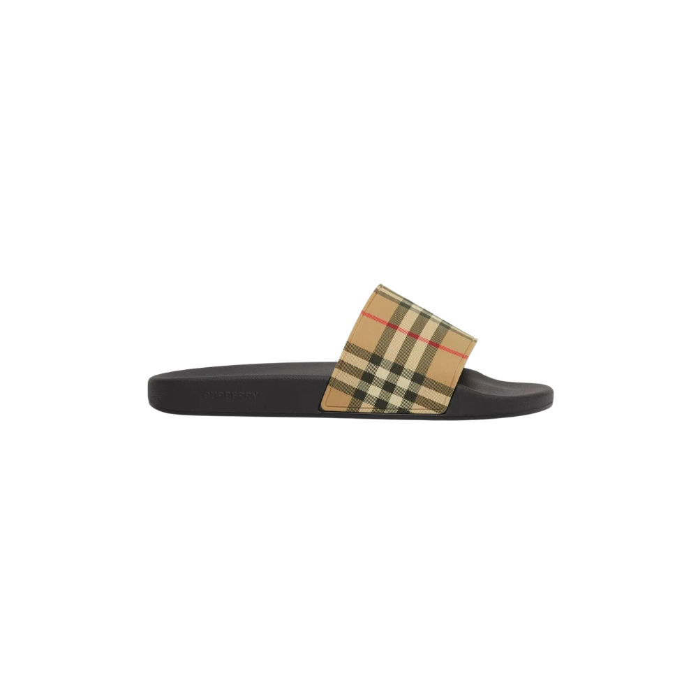 Sandália Slide Burberry com estampa Check