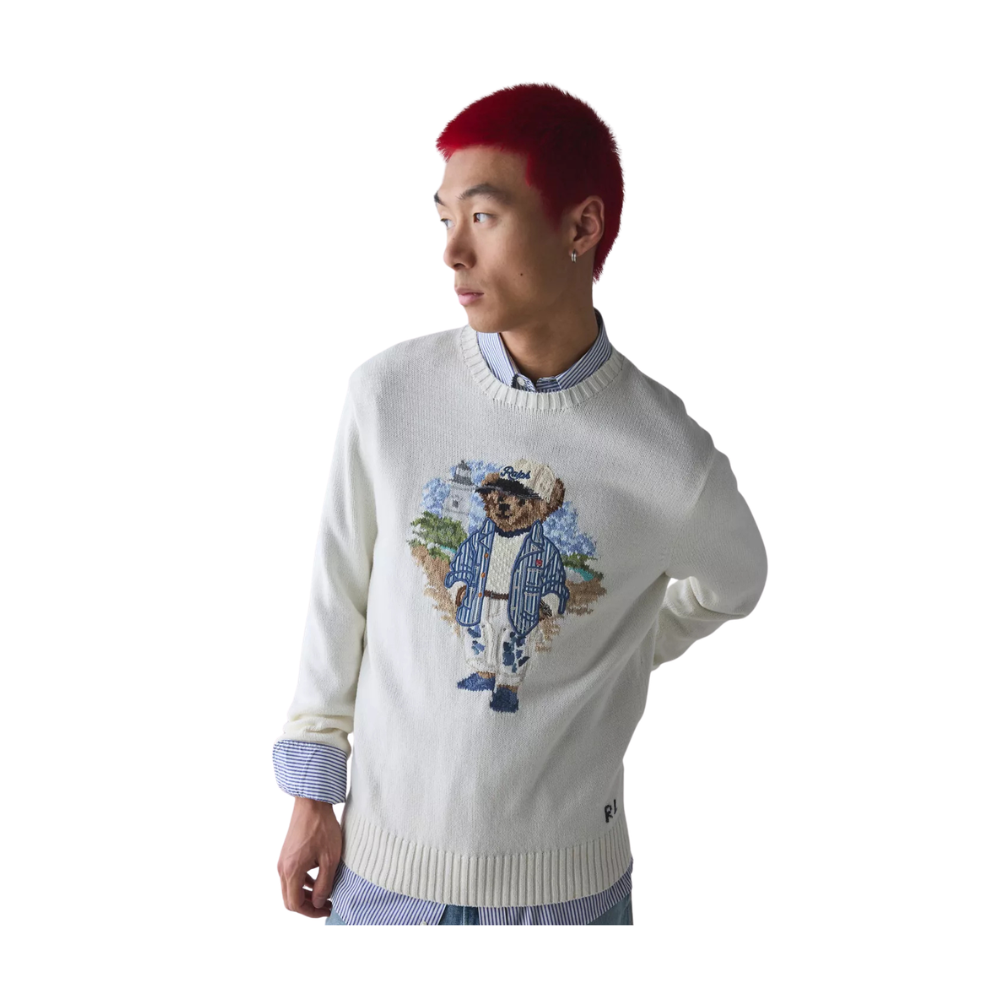 Suéter Polo Ralph Lauren Bear Pullover Crew Neck — foto 3